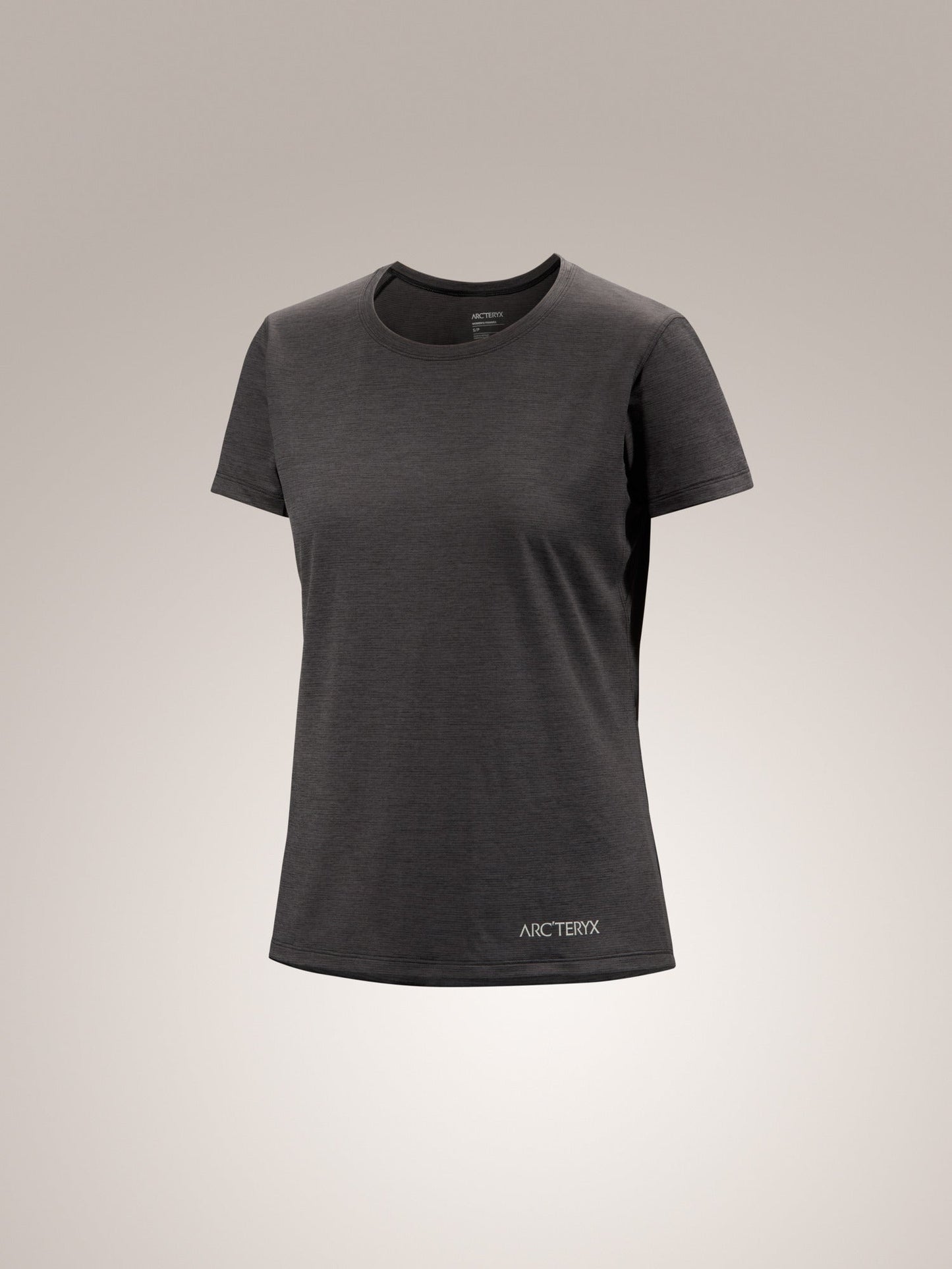Taema Arc'Bird Crew SS Women's Black Heather - Arc'teryx Australia
