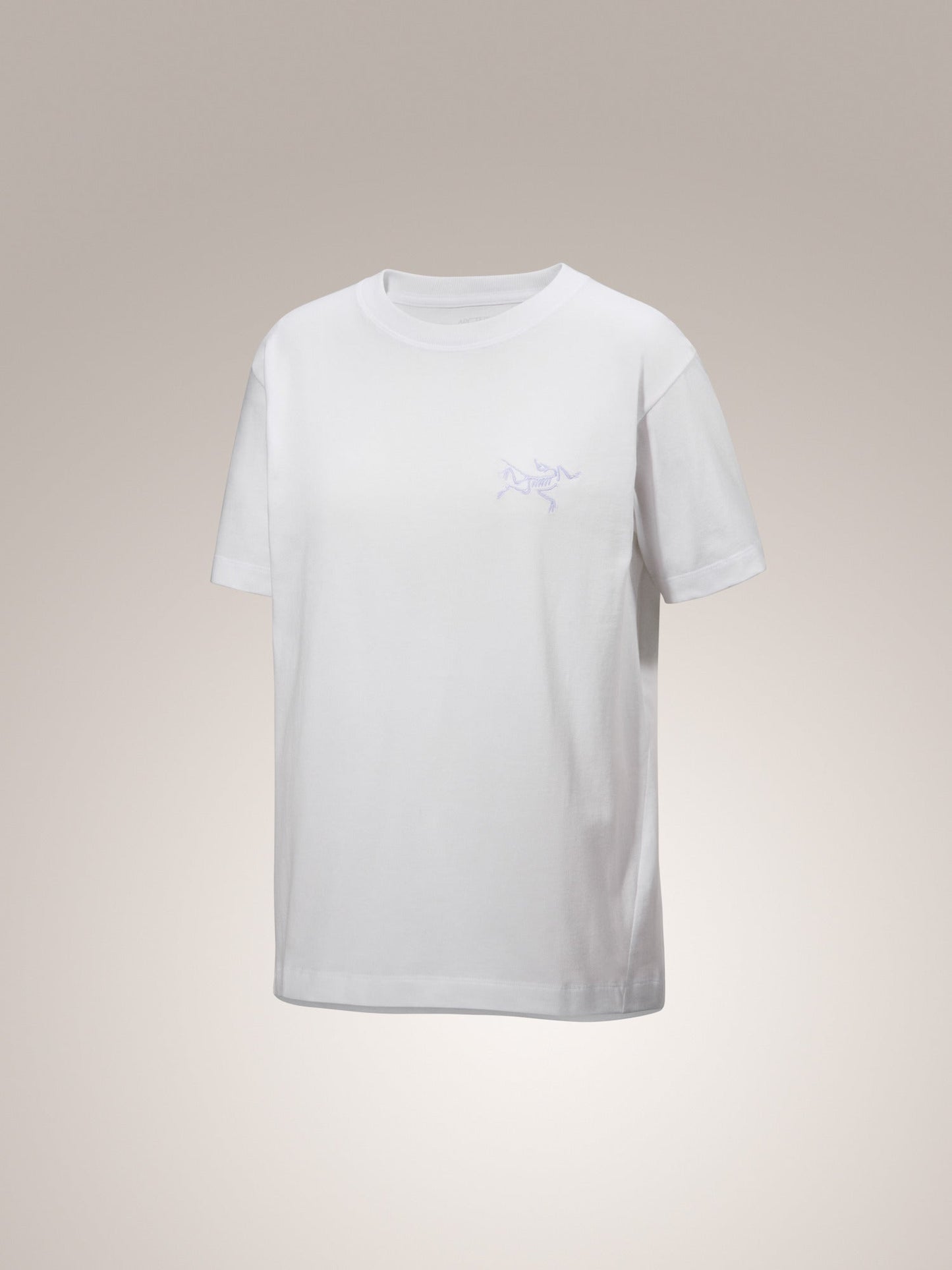 Kragg Cotton Little Bird Crew Shirt SS Women's White Light / White - Arc'teryx Australia