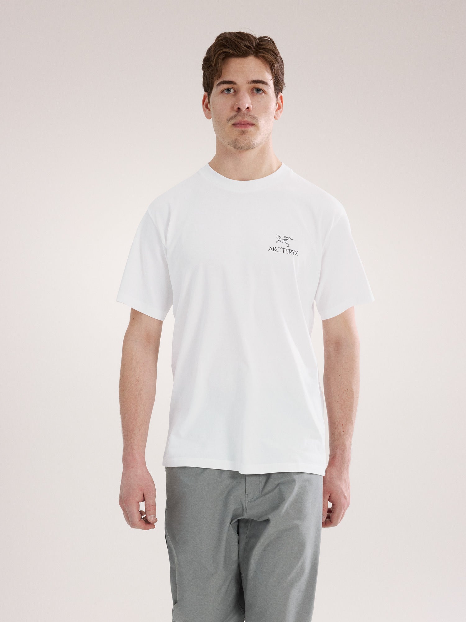 Kragg SL Cotton Bird Word Shirt SS Men's