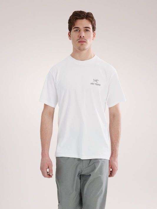 Kragg SL Cotton Bird Word Shirt SS Men's