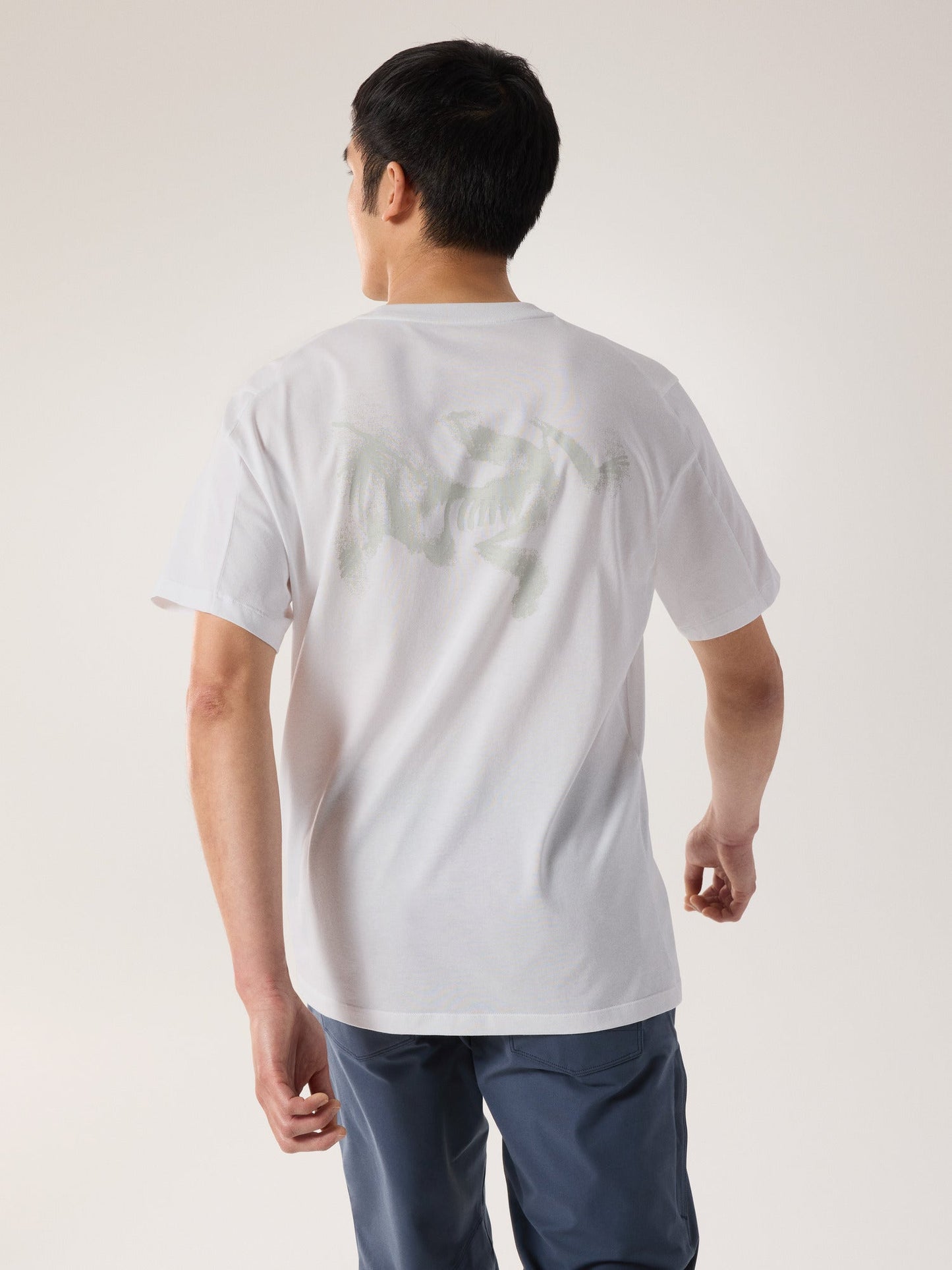 Kragg SL Cotton Blurred Bird Shirt SS Men's
