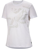 Bird Cotton T-Shirt Women's White Light - Arc'teryx Australia