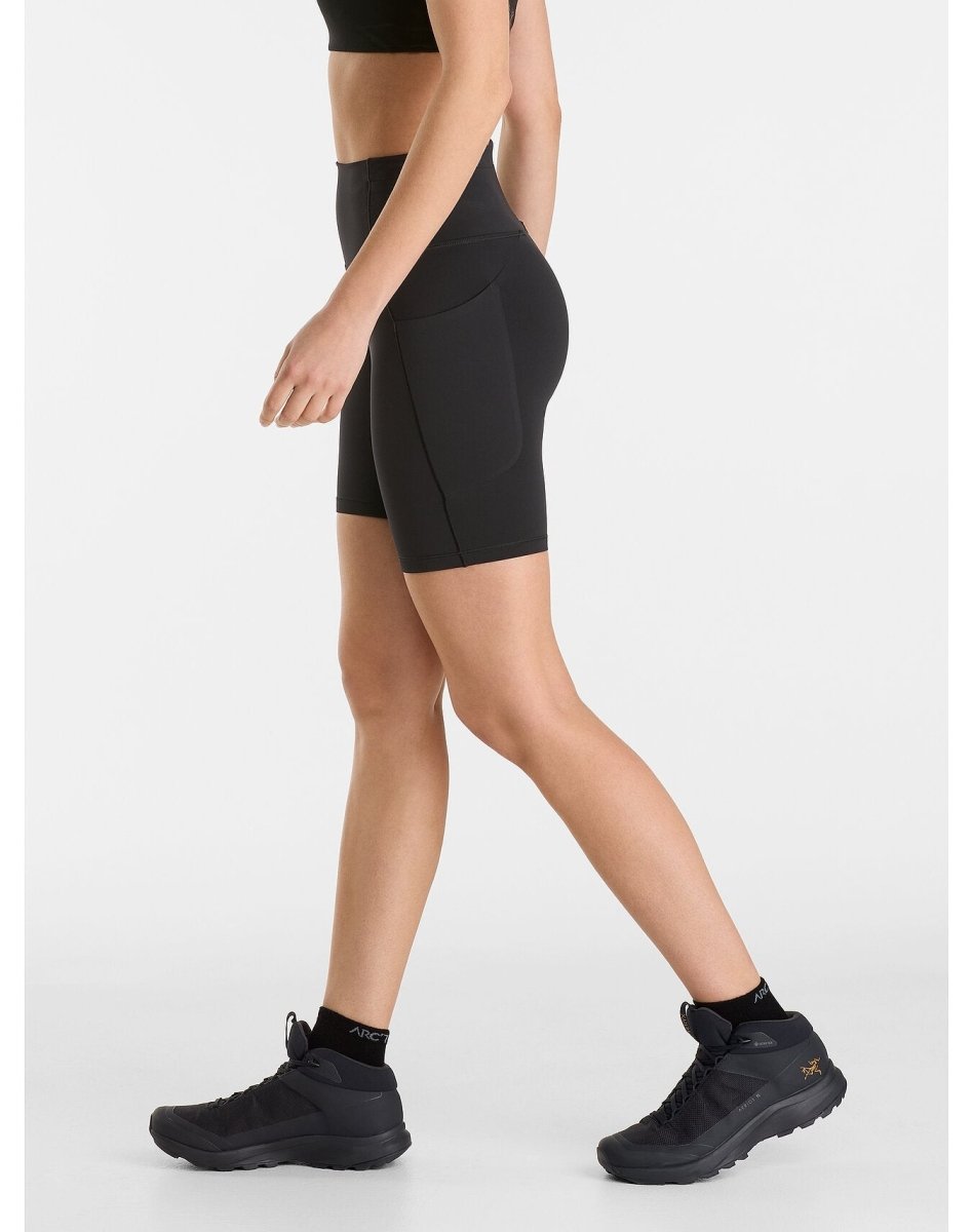 Essent High - Rise Short 8" Women's Black - Arc'teryx Australia