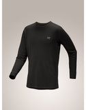 Rho Merino Wool Crew Neck LS Men's Black - Arc'teryx Australia