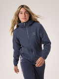 Atom Hoody Women's Black Sapphire - Arc'teryx Australia