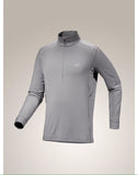 Rho Merino Wool Zip Neck Men's Void - Arc'teryx Australia