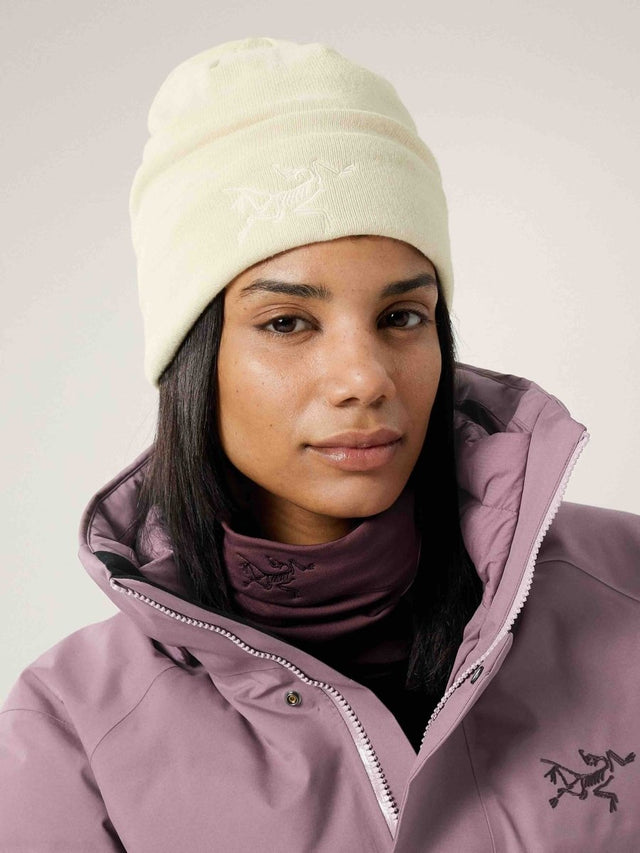 Embroidered Bird Toque Whiteout - Arc'teryx Australia