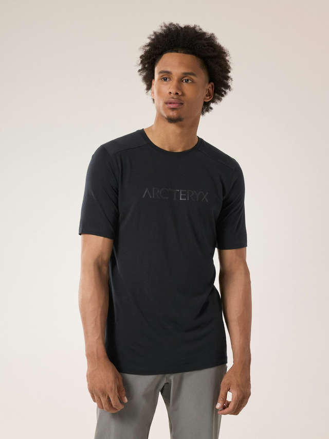 Ionia Merino Wool Arc'Word Logo SS Men's