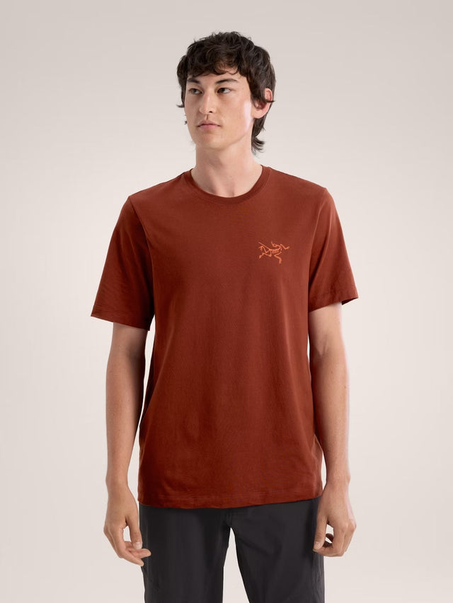 Arc'Multi Bird Logo Shirt SS Men's Sequoia / Solaris - Arc'teryx Australia