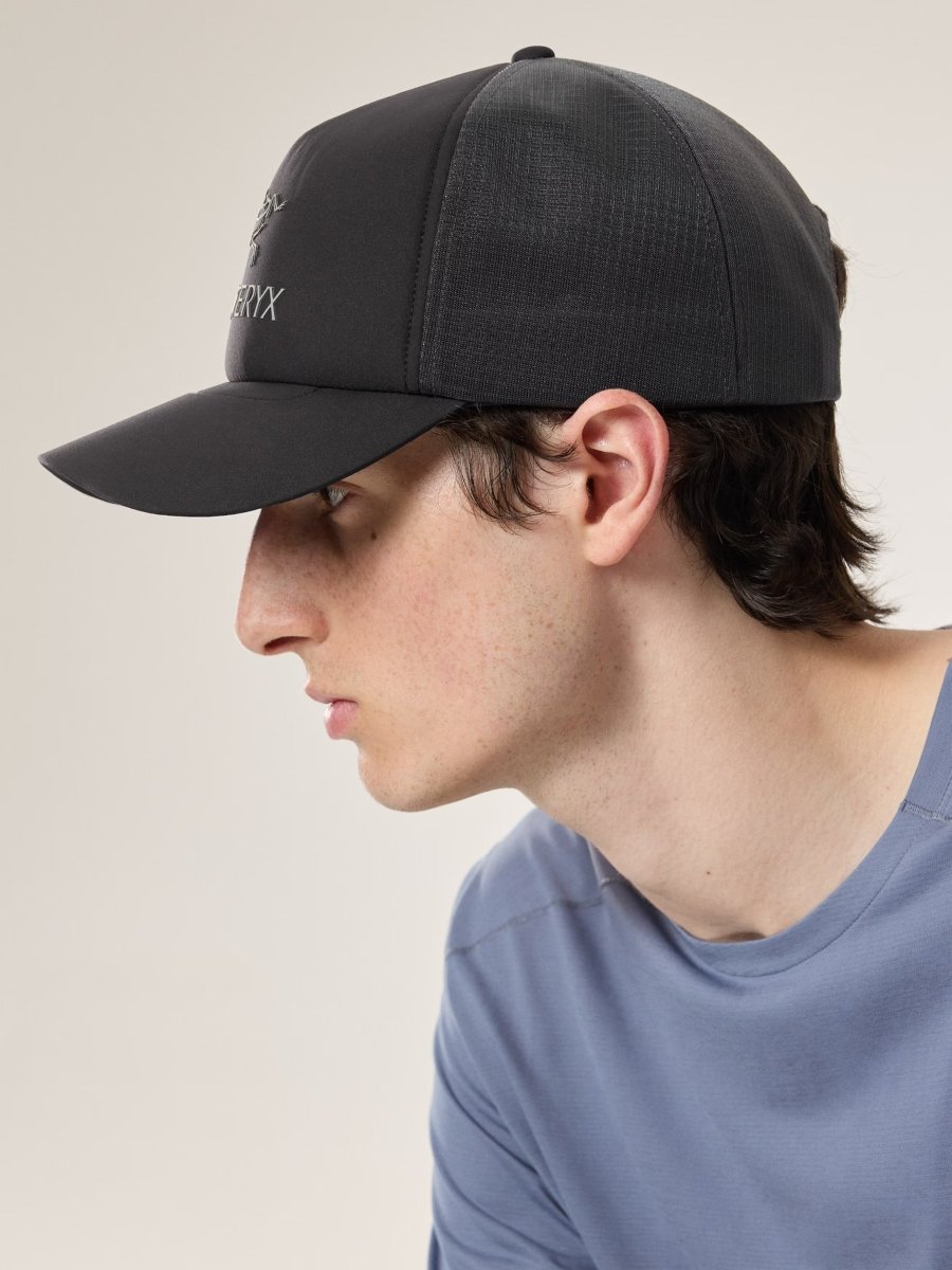 Bird Word Trucker Curved Hat Black / Graphite - Arc'teryx Australia