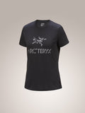 Arc'Word Cotton T-Shirt Women's Black - Arc'teryx Australia