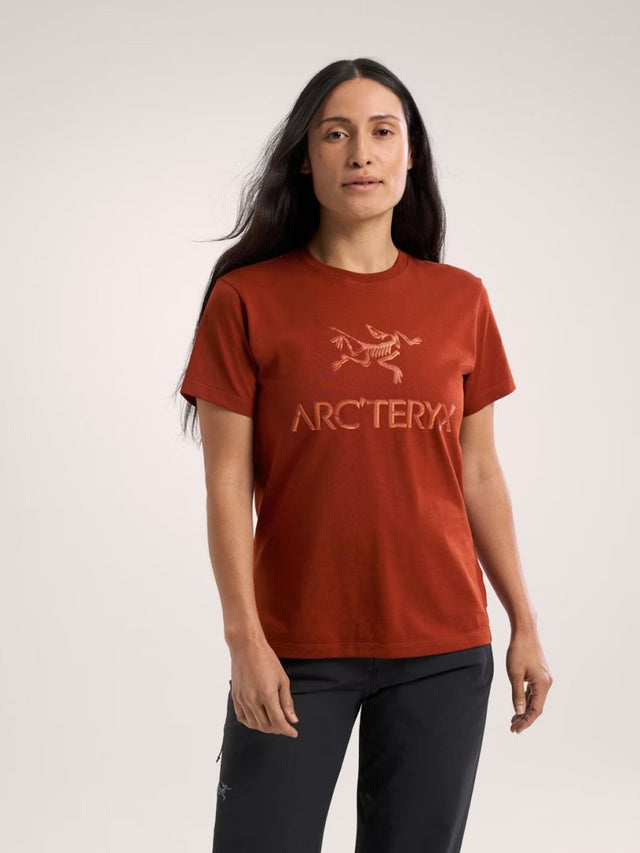 Arc'Word Cotton T-Shirt SS Women's Sequoia / Solaris - Arc'teryx Australia