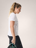 Bird Cotton T-Shirt Women's White Light - Arc'teryx Australia