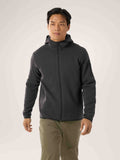 Covert Hoody Men's Black Heather II - Arc'teryx Australia