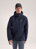 Beta Insulated Jacket Men's Black Sapphire - Arc'teryx Australia