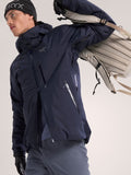 Beta Insulated Jacket Men's Black Sapphire - Arc'teryx Australia