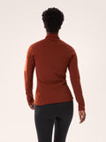 Kyanite Baselayer Zip Neck Women's Sequoia / Solaris - Arc'teryx Australia