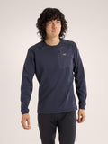 Rho LT Crew Neck Men's Black Sapphire - Arc'teryx Australia