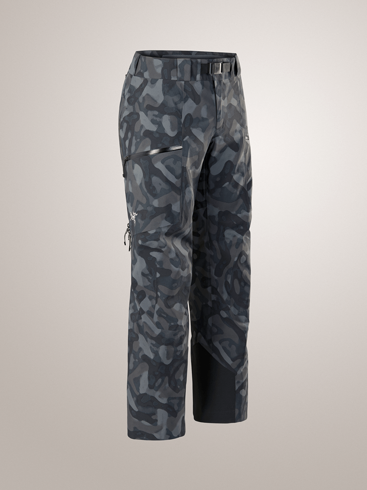 Sabre Pant Print Men's Black Grottoflage - Arc'teryx Australia