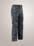 Sabre Pant Print Men's Black Grottoflage - Arc'teryx Australia
