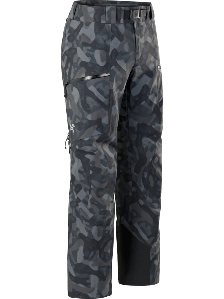 Sabre Pant Print Men's Black Grottoflage - Arc'teryx Australia