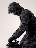 Sabre Jacket Print Men's Black Grottoflage - Arc'teryx Australia