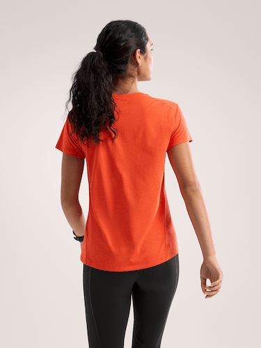 Taema Crew Neck Shirt SS Women's Solaris Heather - Arc'teryx Australia