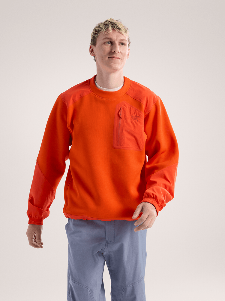 Konseal Crew Neck Pullover Men's Solaris - Arc'teryx Australia