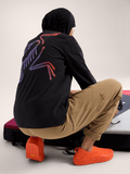 Kragg Cotton Bird Crew Neck Shirt LS Women's Black/Multi - Arc'teryx Australia