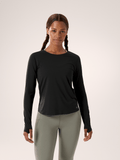Norvan Crew Shirt LS Women's Black - Arc'teryx Australia