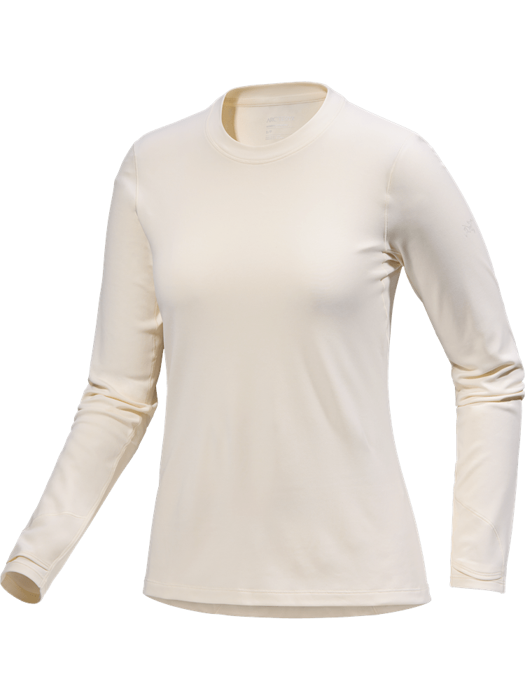 Taema Thermal Crew Neck Shirt LS Women's Arctic Silk Heather - Arc'teryx Australia