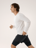 Norvan Downword Logo Shirt LS Men's Arctic Silk - Arc'teryx Australia