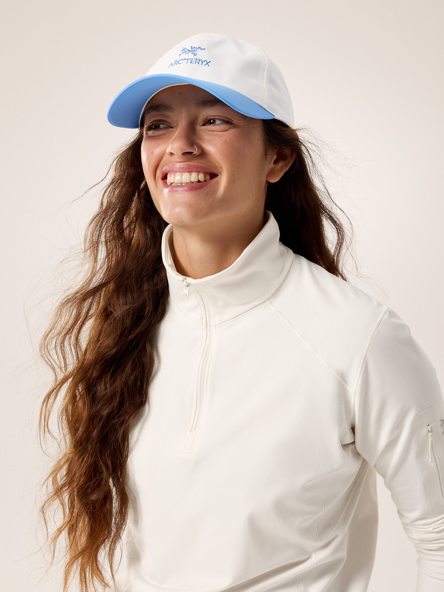 Arc'teryx Lightweight Bird Word Cap White – Arctic Silk / Glacial