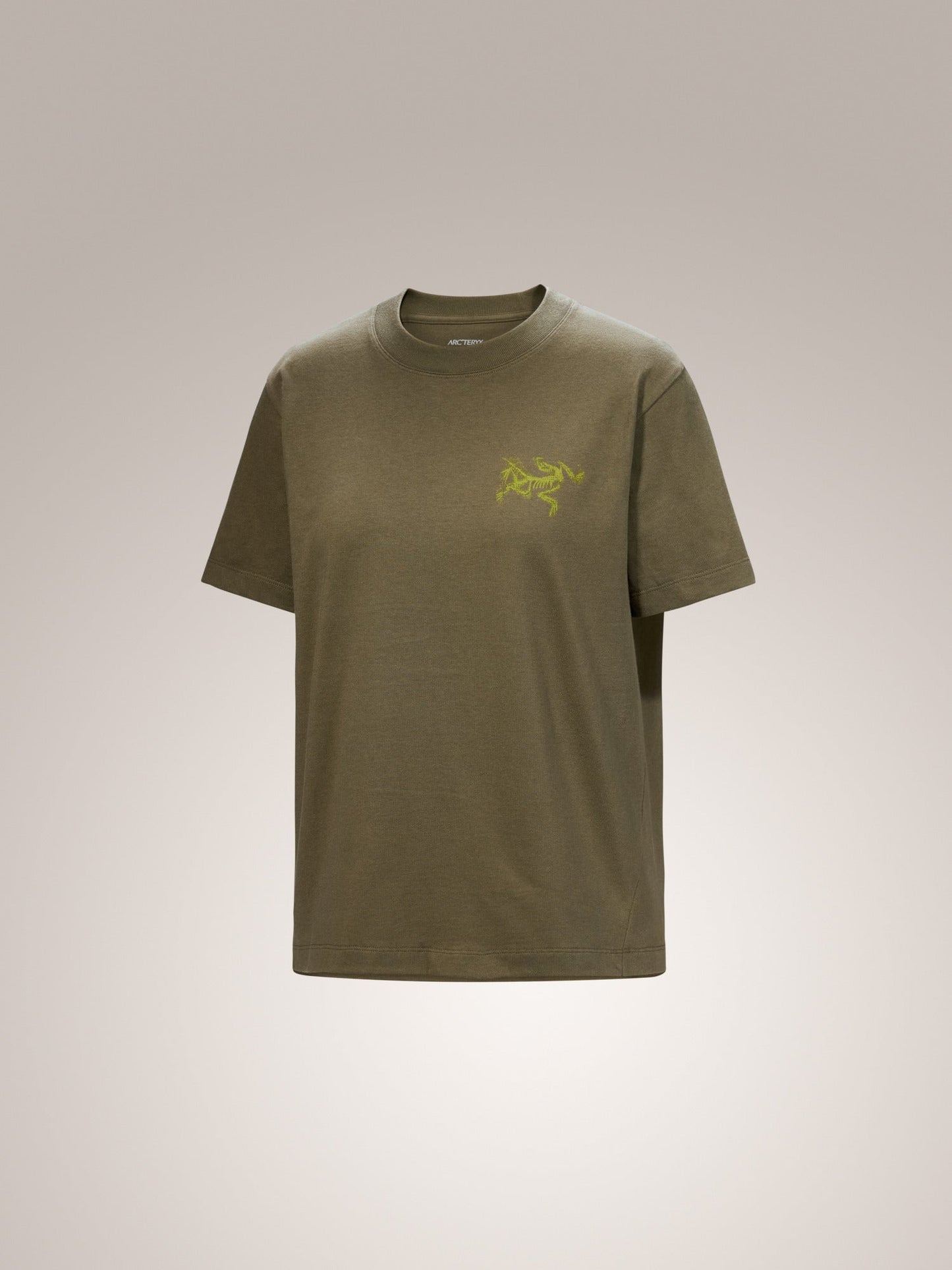 Kragg Cotton Bird Tile Crew Shirt SS Women's