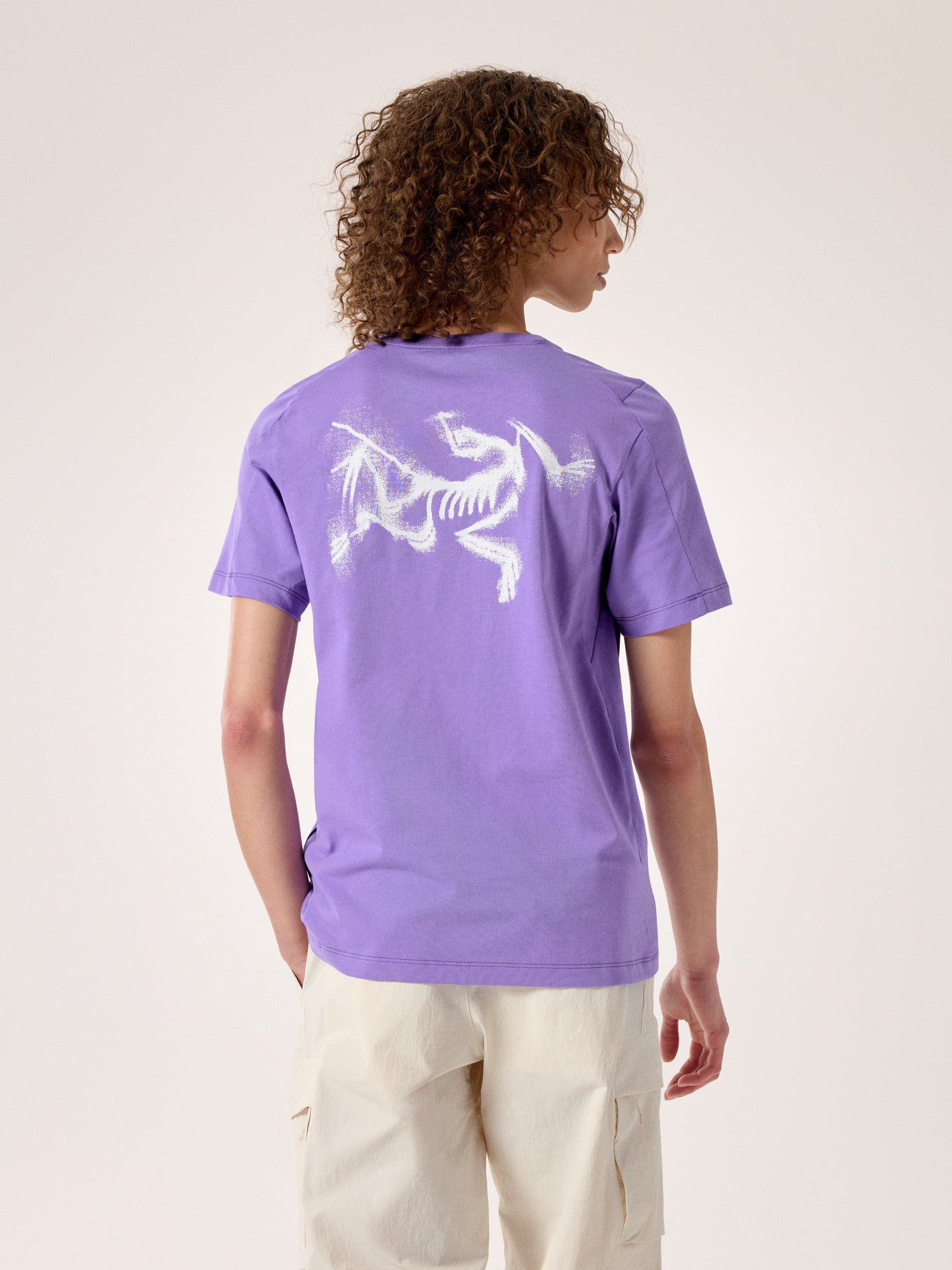 Kragg SL Cotton Blurred Bird Crew Shirt SS Women's