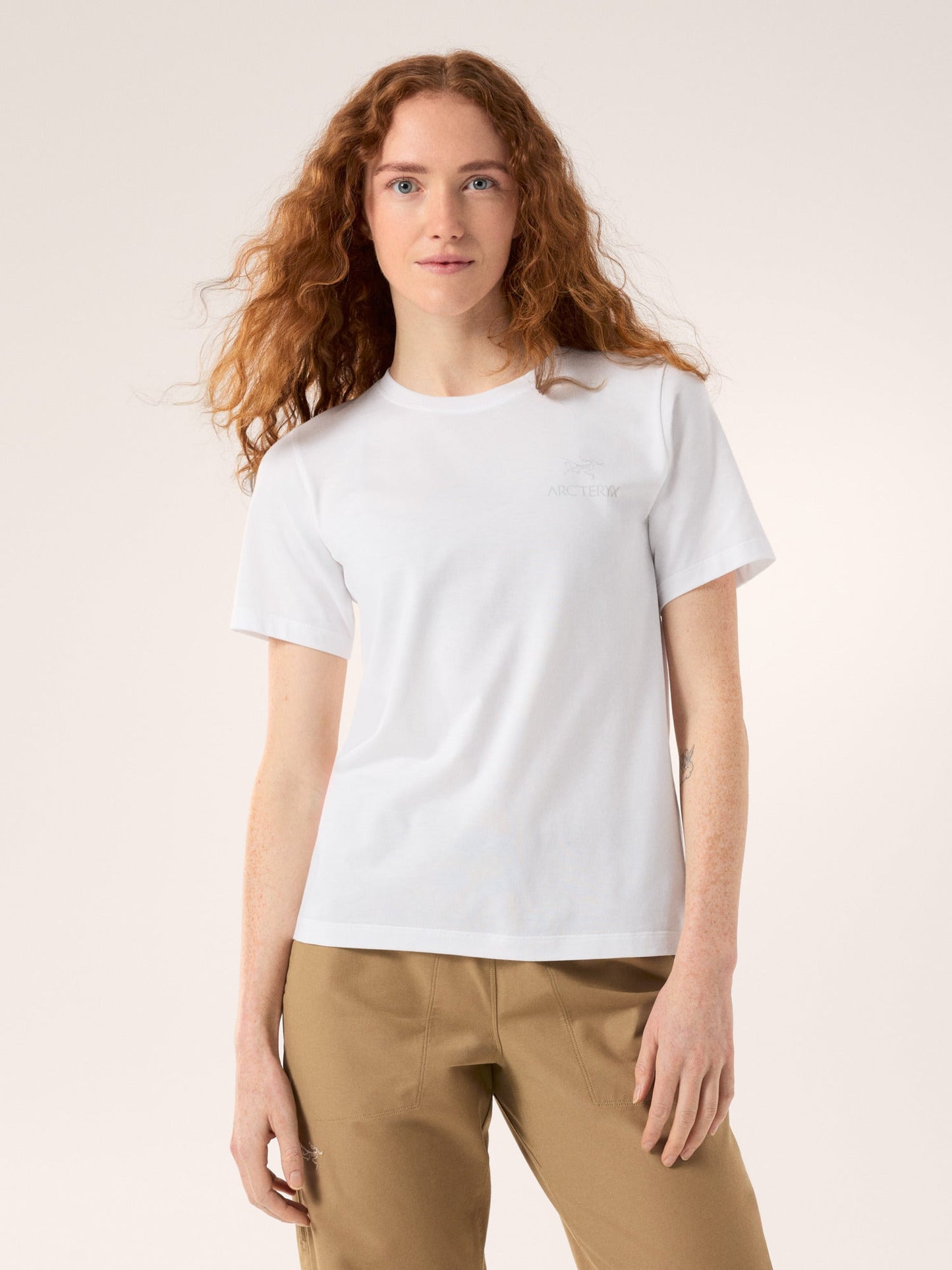 Kragg SL Cotton Emblem Crew Shirt SS Women's