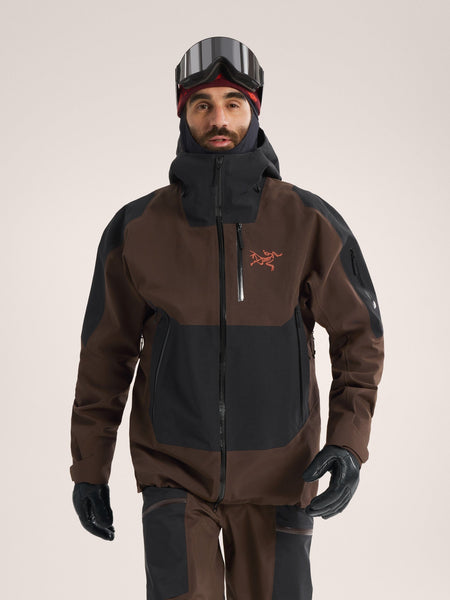 Arc'teryx Men's Waterproof Sabre SV Jacket Dark Brown – Carob