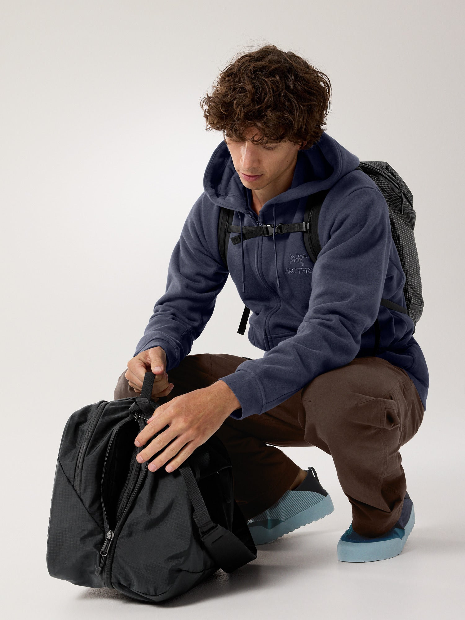 Emblem Fleece Full-Zip Hoody Men's
