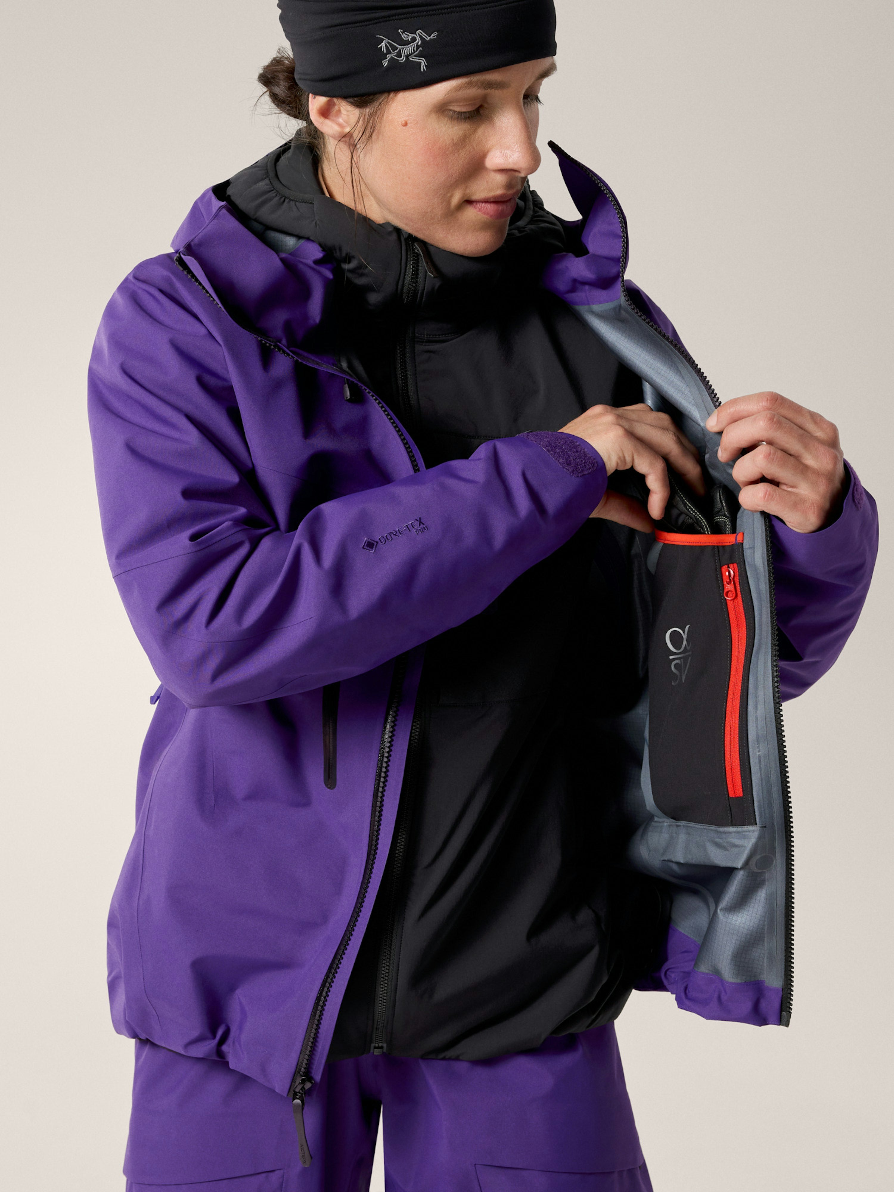 Arc'teryx Women's Waterproof Alpha SV Jacket Purple – Azalea