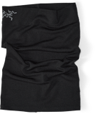 Rho Lightweight Wool Neck Gaiter Black - Arc'teryx Australia