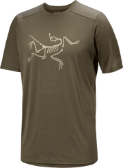 Ionia Merino Wool Logo Shirt SS Men's