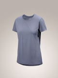 Taema Crew Neck Shirt SS Women's Stratus Heather - Arc'teryx Australia