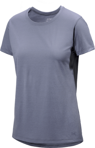 Taema Crew Neck Shirt SS Women's Stratus Heather - Arc'teryx Australia
