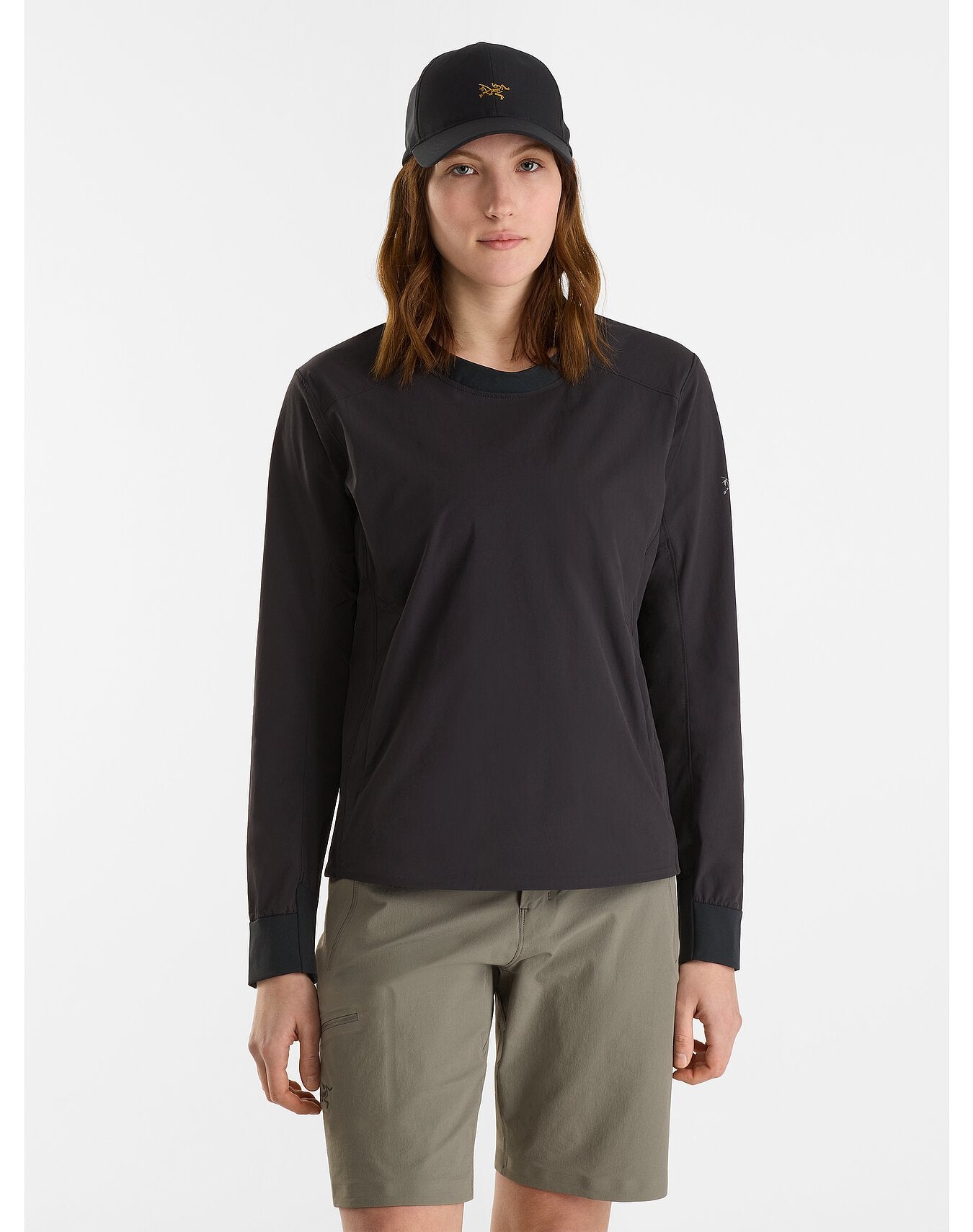 Gamma Lightweight Crew Women's in Black - Arc'teryx New-Zealand