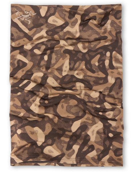 Arc'teryx Breathable Rho Neck Gaiter - Print Dark Brown – Carob