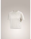 Taema Crop T-Shirt Women's Arctic Silk Heather - Arc'teryx Australia