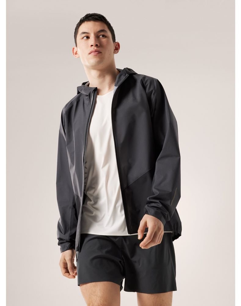 Norvan Shell Jacket Men's Graphite/Black - Arc'teryx Australia