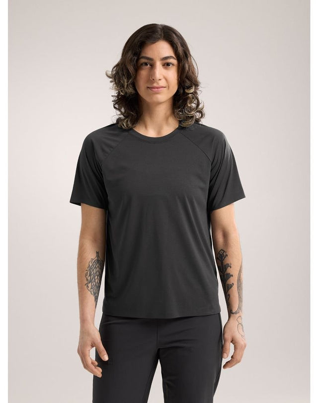 Silene Crew SS Women's Black Heather - Arc'teryx Australia