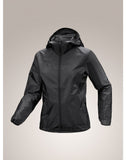 Norvan Windshell Hoody Women's Black/Graphite - Arc'teryx Australia