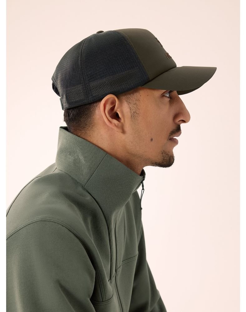 Bird Word Trucker Curved Hat Tatsu / Forage / Yukon - Arc'teryx Australia